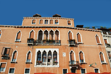 Naklejka premium Palazzo on the Grand Canal in the City of Venice Italy