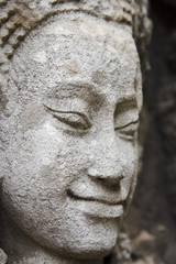volto di statua ad angkor