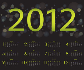 special calendar design 2012