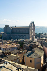 il duomo di Orvieto visto dalla torre del Moro