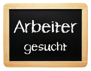 Obraz premium Arbeiter gesucht