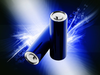 two batteries