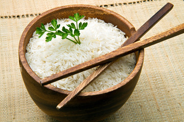 uncooked rice