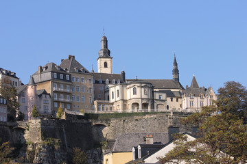 Fototapeta na wymiar Luxembourg Panorama, Europe