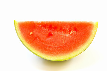 Watermelon slice isolated.