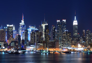 Fototapeta na wymiar Midtown Manhattan Skyline