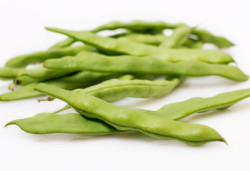 Fresh bean pods