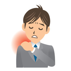 ビジネスマン A 病気 肩こり