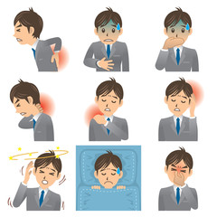 ビジネスマン A 病気