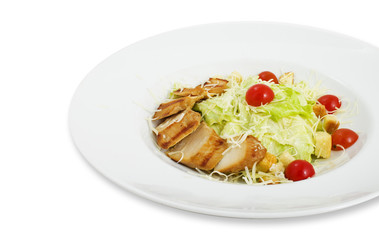 Salad on a plate