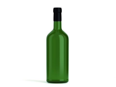 Weinflasche Grün
