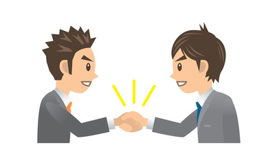 ビジネスマン A 握手