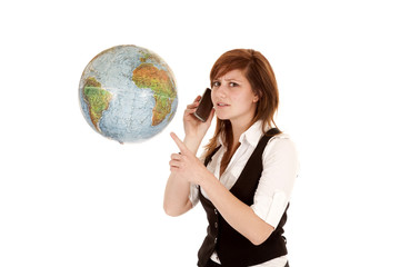 talking phone globe