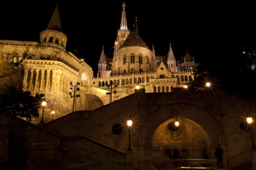 Fototapeta premium Old bastion in Budapest
