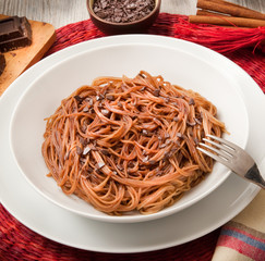 spaghetti al cioccolato