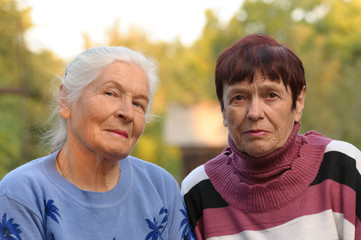 Two sisters of old age