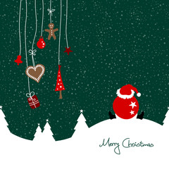 Sitting Christmas Ball & Hanging Symbols