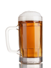 beer mug isolated on white