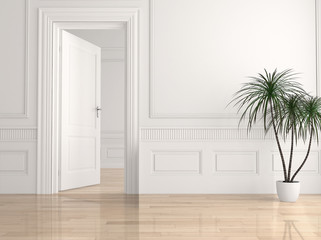 Interno vuoto biancho