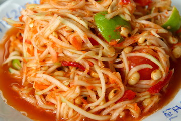 spicy papaya salad