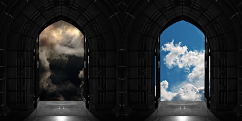 Doorways to heaven or hell