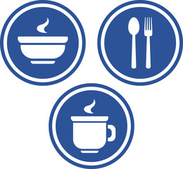 Food and drink - Vector icons
