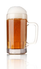 beer mug isolated on white