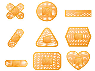 Medical first aid plaster