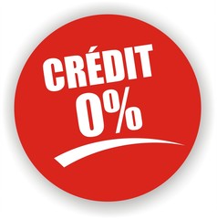 étiquette crédit 0%