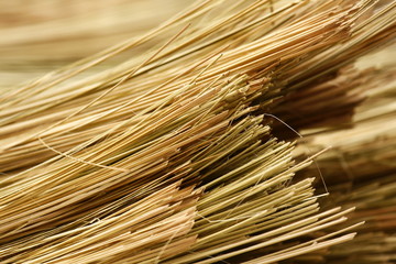 Straw may well be used for decoration