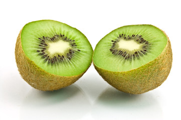 Fototapeta premium kiwi fruit on white background