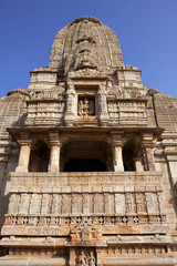 Fototapeta premium Hindu temple in Chittorgarh fortress in Rajasthan