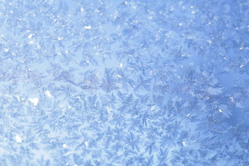Evening Blue Frost Pattern