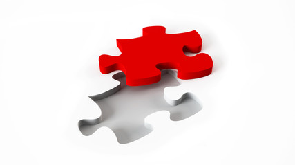 Red Jigsaw