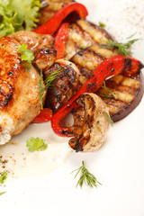 Chicken Steak with vegetables