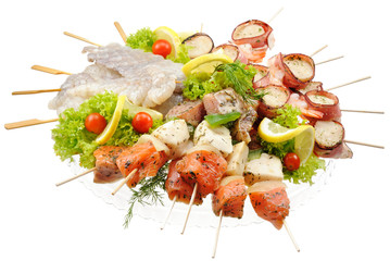 BBQ seafood platter