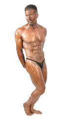 Fototapeta premium Postura de culturista.