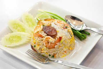 fried rice with shrimp