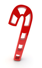 zuckerstange candy cane 3d