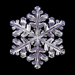 Obraz premium 3d snowflake 2