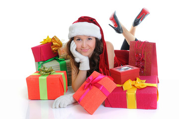 Christmas Smiling Woman