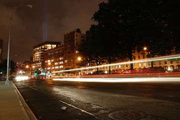 Fototapeta na wymiar Noc w Nowym Jorku