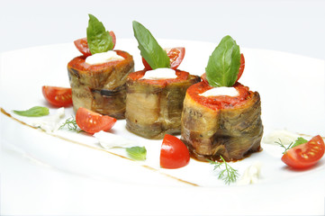 Eggplant rolls
