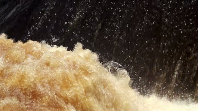 powerful stream of water