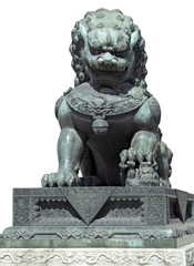 Fototapeta na wymiar Chinese Lion sculpture