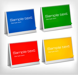 Four colorful banners. Vector illustration.