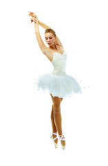 Naklejka premium Tiptoe dance