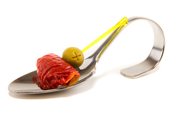 Delicious little snack as an apetizer