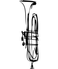 a sketch of the copper pipe musical instrument
