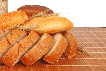 Composition of fresh bread